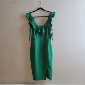Woman Open Back Dress
